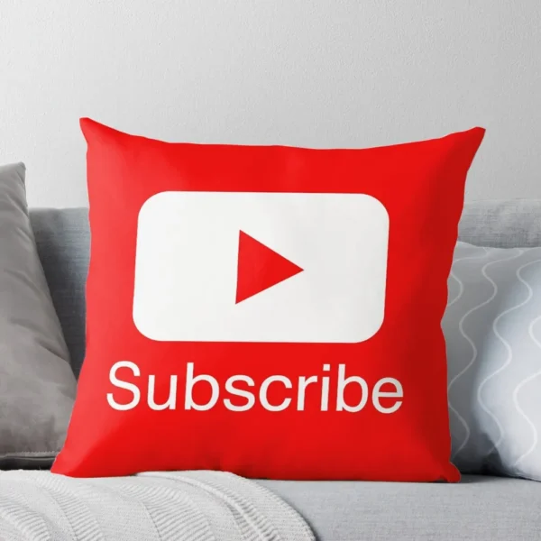 Youtube Subscribe Pillow