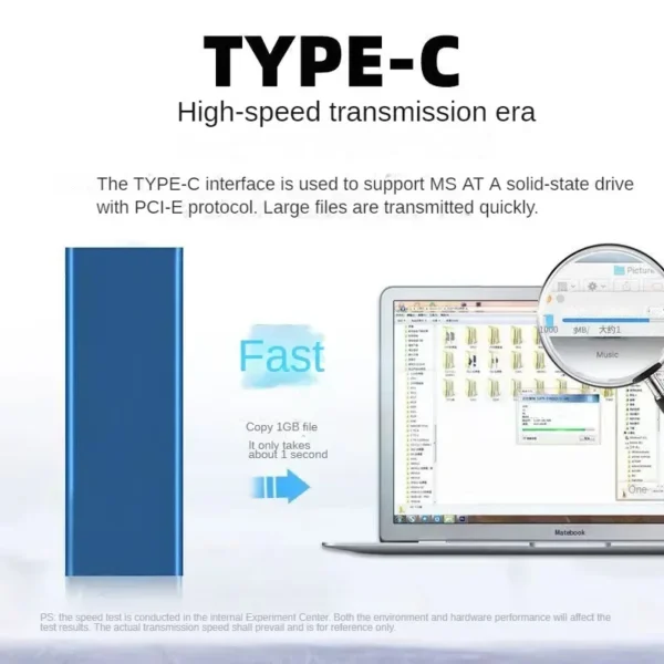 Portable SSD 1TB/2TB External Hard Disk High Speed - Image 4