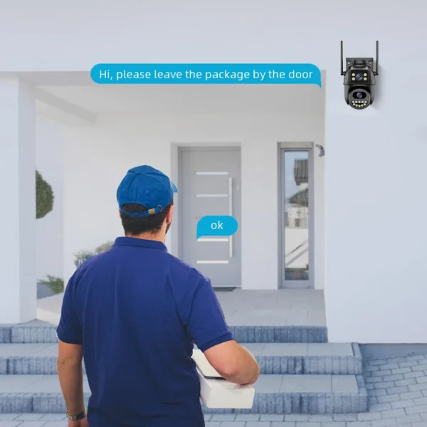 4K x4 Zoom Wifi Security Camera - Image 2