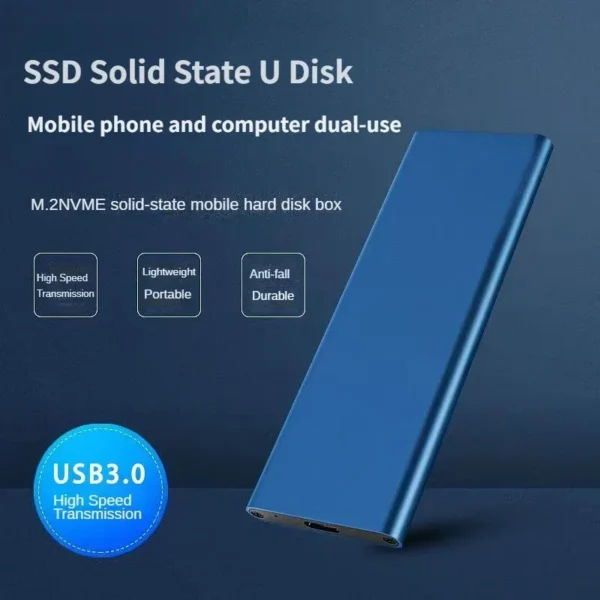 Portable SSD 1TB/2TB External Hard Disk High Speed - Image 2