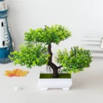 Plastic Bonzai Background