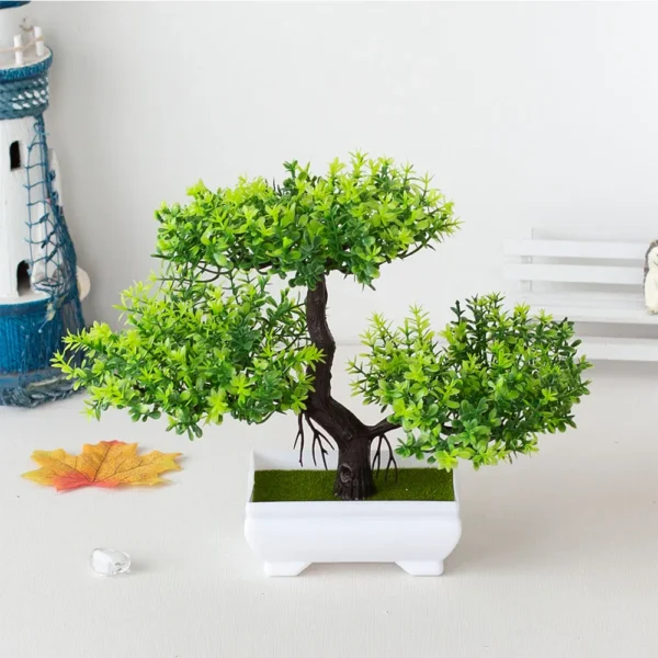 Plastic Bonzai Background