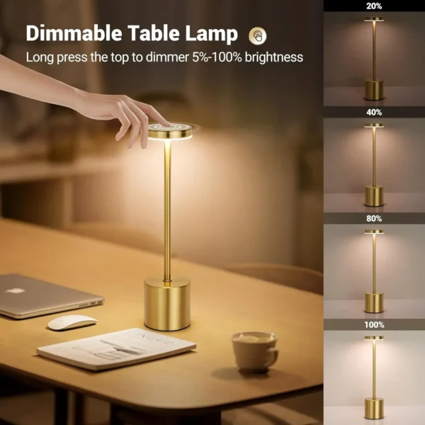 Sleek Gold LED Ambient Light - Image 3