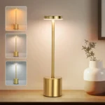 Sleek Gold LED Ambient Light